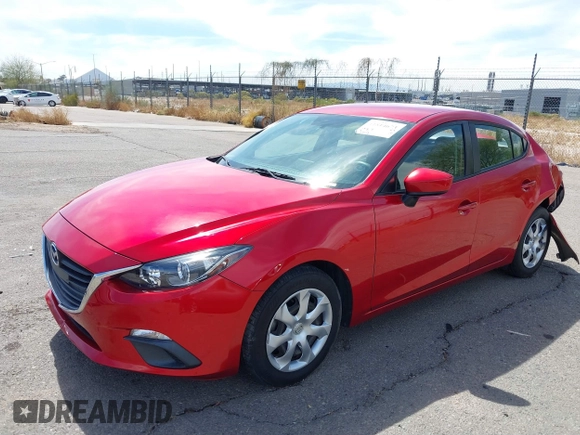2015 Mazda 3 i Sport with VIN 3MZBM1U73FM208595, listed as a IAAI auction lot 41814673 with 69,189 mi miles and . Bid and sale history available at carsss.com. Image 2.