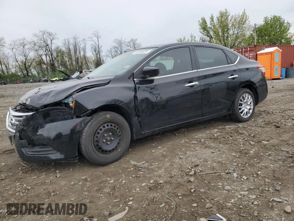 2014 Nissan Sentra S with VIN 3N1AB7AP0EY260613, listed as a Copart auction lot 53200525 with 150,037 mi miles and Salvage Title. Bid and sale history available at DreamBid. Image 1.