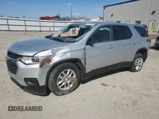 2018 Chevrolet Traverse LS with VIN 1GNEVFKW7JJ118139, listed as a Copart auction lot 51770795 with 122,953 mi miles and Non Repairable. Bid and sale history available at carsss.com. Image 1.
