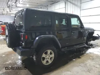 2019 Jeep Wrangler Unlimited Sport Altitude with VIN 1C4HJXDG7KW511592, listed as a Copart auction lot 45100125 with 53,669 mi miles and Salvage title. Bid and sale history available at DreamBid. Image 3.
