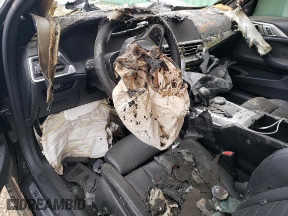 2021 BMW 4 Series M440i xDrive with VIN WBA13AR06MCF66804, listed as a Copart auction lot 50761734 with Not Provided miles and Salvage Title. Bid and sale history available at DreamBid. Image 8.