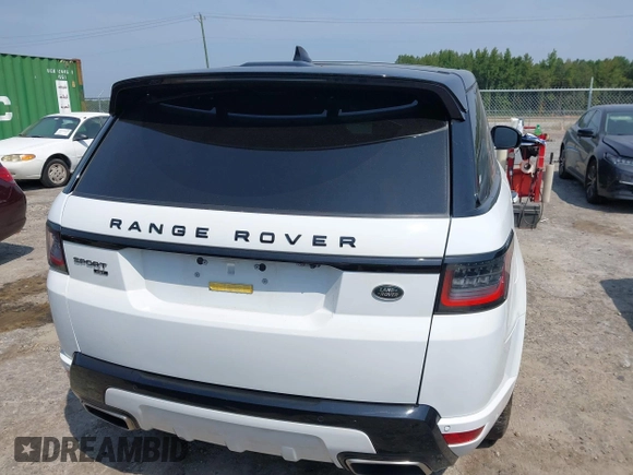 2021 Land Rover Range Rover Sport HST with VIN SALWS2RU3MA753438, listed as a IAAI auction lot 40206318 with 48,222 mi miles. Bid and sale history available at carsss.com. Image 17.