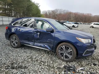 2020 Acura MDX w/Technology Pkg with VIN 5J8YD4H50LL010949, listed as a Copart auction lot 50454365 with 32,465 mi miles and Salvage Title. Bid and sale history available at carsss.com. Image 4.