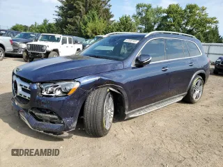 2022 Mercedes-Benz GLS with VIN 4JGFF5KE4NA706416, listed as a Copart auction lot 67030163 with 21,153 mi miles. Bid and sale history available at carsss.com. Image 1.