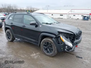 2016 Jeep Cherokee Trailhawk with VIN 1C4PJMBS6GW113069, listed as a IAAI auction lot 41757725 with 125,029 mi miles. Bid and sale history available at carsss.com. Image 1.