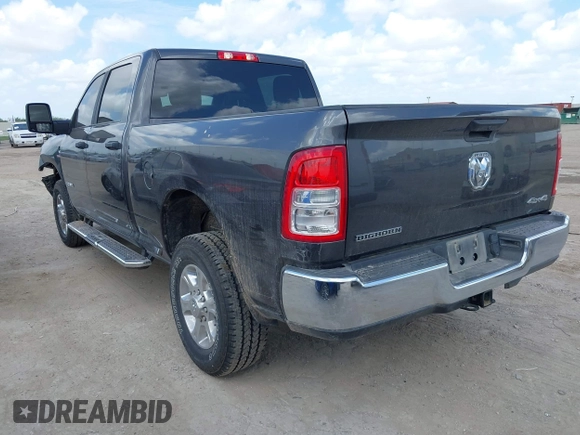 2024 Ram 2500 Big Horn with VIN 3C6UR5DL9RG343480, listed as a IAAI auction lot 42425281 with 21,374 mi miles and . Bid and sale history available at DreamBid. Image 3.