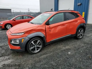 2018 Hyundai Kona Ultimate with VIN KM8K5CA5XJU115409, listed as a Copart auction lot 85286154 with 81,260 mi miles and Salvage Title. Bid and sale history available at carsss.com. Image 1.