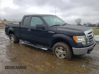 2009 Ford F-150 STX with VIN 1FTRX14879FB32238, listed as a Copart auction lot 52032655 with 92,451 mi miles and Salvage Title. Bid and sale history available at carsss.com. Image 4.