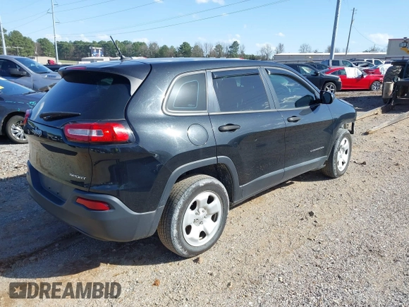 2016 Jeep Cherokee Sport with VIN 1C4PJLAB3GW274135, listed as a IAAI auction lot 40210694 with 141,989 mi miles and . Bid and sale history available at DreamBid. Image 4.