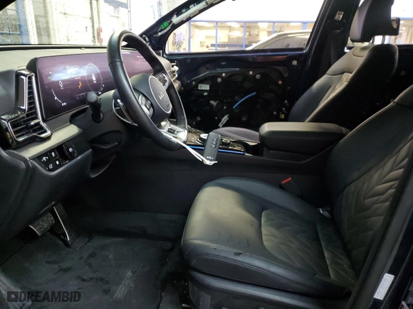 2024 Kia Sportage Plug-In Hybrid X-Line Prestige with VIN KNDPZDDH3R7156565, listed as a Copart auction lot 86402384 with 6,389 mi miles and Salvage Title. Bid and sale history available at carsss.com. Image 7.