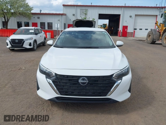 2025 Nissan Sentra S with VIN 3N1AB8BV3SY212859, listed as a IAAI auction lot 41582517 with 3,154 mi miles and . Bid and sale history available at DreamBid. Image 12.