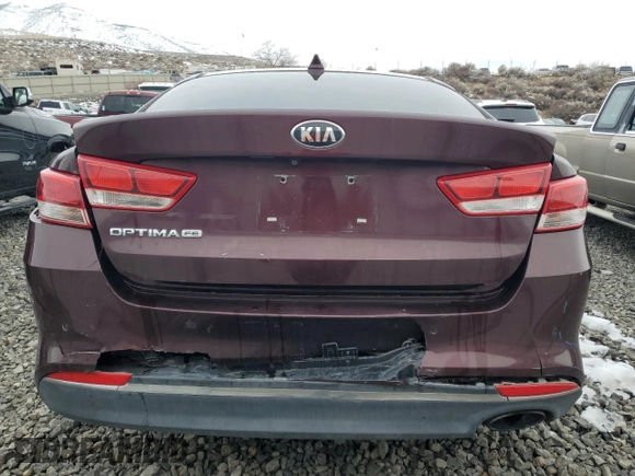 2018 Kia Optima LX with VIN 5XXGT4L34JG197158, listed as a Copart auction lot 45419455 with 99,873 mi miles and Salvage Title. Bid and sale history available at carsss.com. Image 6.
