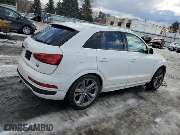 2017 Audi Q3 Prestige with VIN WA1GCCFS0HR015843, listed as a Copart auction lot 43771905 with 56,682 mi miles and Salvage Title. Bid and sale history available at carsss.com. Image 3.