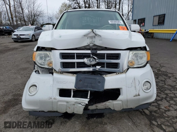 2008 Ford Escape Hybrid with VIN 1FMCU59H48KC33656, listed as a Copart auction lot 48506585 with 166,880 mi miles and Salvage title. Bid and sale history available at DreamBid. Image 5.