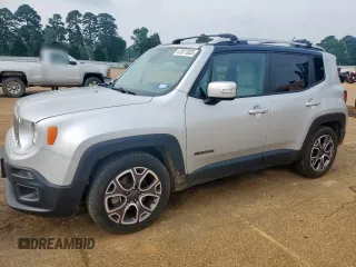 2017 Jeep Renegade Limited z VIN ZACCJADB8HPE40114, wystawiony jako Copart lot #57077835 z przebiegiem 101 574 mil mil oraz Szkoda całkowita • Salvage title. Historia ofert i sprzedaży dostępna na DreamBid. Obrazek 1.