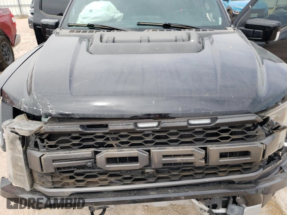 2021 Ford F-150 Raptor with VIN 1FTFW1RG9MFC63220, listed as a Copart auction lot 55026964 with 47,900 mi miles and Salvage Title. Bid and sale history available at carsss.com. Image 11.