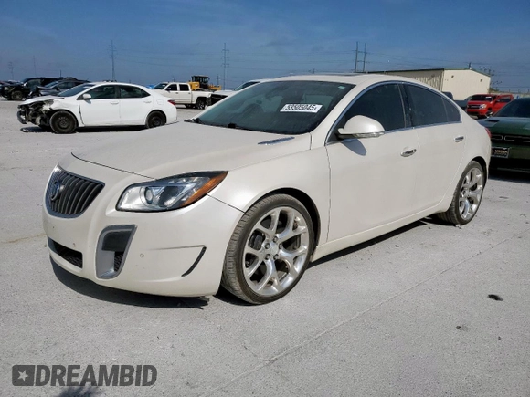 2012 Buick Regal GS with VIN 2G4GV5GV1C9104839, listed as a Copart auction lot 53505045 with 109,375 mi miles and Clean Title. Bid and sale history available at carsss.com. Image 1.