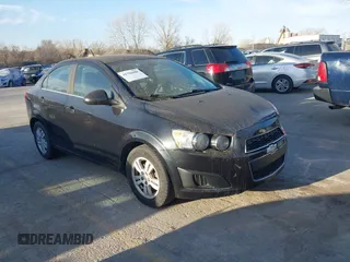 2013 Chevrolet Sonic LT with VIN 1G1JC5SH6D4216731, listed as a IAAI auction lot 41796880 with 113,126 mi miles and . Bid and sale history available at DreamBid. Image 1.