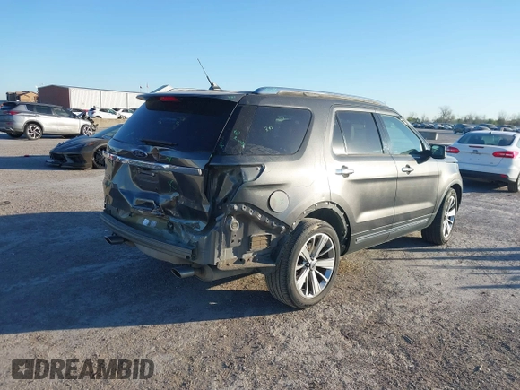 2018 Ford Explorer Limited with VIN 1FM5K7F86JGA37810, listed as a IAAI auction lot 41827445 with 96,635 mi miles and . Bid and sale history available at carsss.com. Image 4.