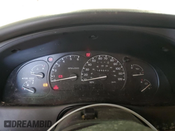 2000 Ford Explorer with VIN 1FMYU60X3YUA72785, listed as a Copart auction lot 61815325 with 184,643 mi miles and Clean title. Bid and sale history available at DreamBid. Image 9.