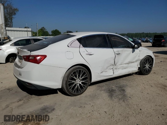 2016 Chevrolet Malibu LS with VIN 1G1ZB5ST0GF348810, listed as a Copart auction lot 52952965 with 106,050 mi miles and Salvage Title. Bid and sale history available at DreamBid. Image 3.