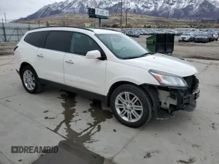 2013 Chevrolet Traverse LT with VIN 1GNKVGKD2DJ160424, listed as a Copart auction lot 49893365 with 114,670 mi miles and Salvage Title. Bid and sale history available at DreamBid. Image 4.