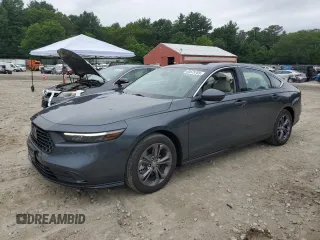 2025 Honda Accord EX-L with VIN 1HGCY2F6XSA025032, listed as a Copart auction lot 62675765 with 3,100 mi miles and Salvage title. Bid and sale history available at DreamBid. Image 1.