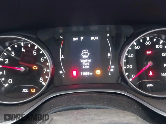 2020 Jeep Compass Sport с VIN 3C4NJCAB8LT252994, выставлен на аукционе IAAI как лот 41646102 с пробегом 71 869 миль миль и . История ставок и продаж доступна на DreamBid. Изображение 7.
