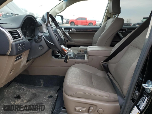2023 Lexus GX with VIN JTJAM7BX6P5365787, listed as a Copart auction lot 45488285 with 22,101 mi miles and Salvage Title. Bid and sale history available at carsss.com. Image 7.