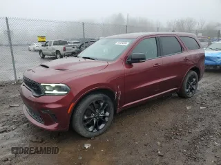 2022 Dodge Durango R/T Plus with VIN 1C4SDJCT9NC222762, listed as a Copart auction lot 84325804 with 51,474 mi miles and Non repairable. Bid and sale history available at DreamBid. Image 1.