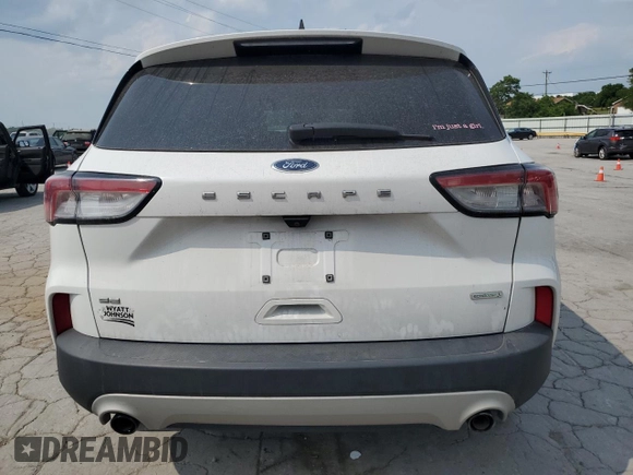 2020 Ford Escape SE with VIN 1FMCU0G68LUC12424, listed as a Copart auction lot 59715325 with 106,570 mi miles and Salvage title. Bid and sale history available at DreamBid. Image 6.