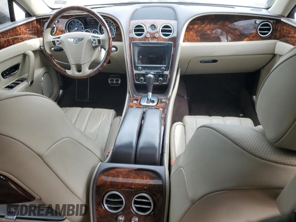 2014 Bentley Flying Spur with VIN SCBEC9ZA1EC090152, listed as a Copart auction lot 44933585 with 85,146 mi miles and Salvage title. Bid and sale history available at DreamBid. Image 8.