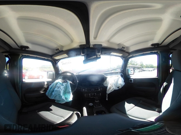 2024 Jeep Wrangler Sport S with VIN 1C4PJXDN2RW351741, listed as a IAAI auction lot 42122651 with 4,241 mi miles and . Bid and sale history available at DreamBid. Image 19.