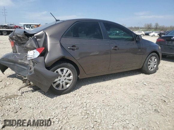 2013 Kia Forte EX with VIN KNAFU4A28D5727270, listed as a Copart auction lot 53868995 with 85,715 mi miles and Salvage Title. Bid and sale history available at carsss.com. Image 3.