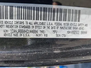 2017 Jeep Patriot Sport with VIN 1C4NJRBB0HD144884, listed as a IAAI auction lot 42568905 with 144,089 mi miles and . Bid and sale history available at DreamBid. Image 9.