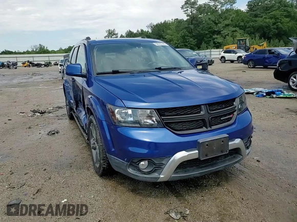2015 Dodge Journey Crossroad with VIN 3C4PDCGG4FT605710, listed as a Copart auction lot 56181445 with 57,297 mi miles and Salvage title. Bid and sale history available at DreamBid. Image 14.