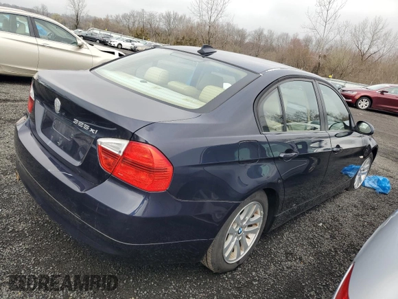 2006 BMW 3 Series 325xi with VIN WBAVD135X6KT80501, listed as a Copart auction lot 51793395 with 95,809 mi miles and Salvage Title. Bid and sale history available at DreamBid. Image 3.