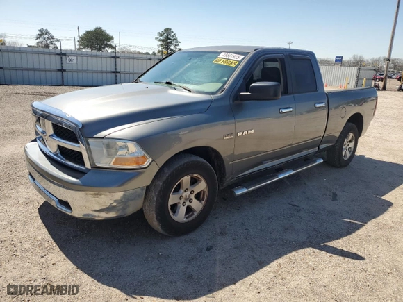 2010 Dodge Ram 1500 SLT with VIN 1D7RB1GPXAS159999, listed as a Copart auction lot 48591925 with 215,256 mi miles and Salvage Title. Bid and sale history available at carsss.com. Image 1.