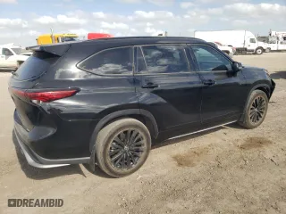 2023 Toyota Highlander L with VIN 5TDKDRAH5PS030480, listed as a Copart auction lot 49593485 with 55,657 mi miles and Salvage Title. Bid and sale history available at carsss.com. Image 3.