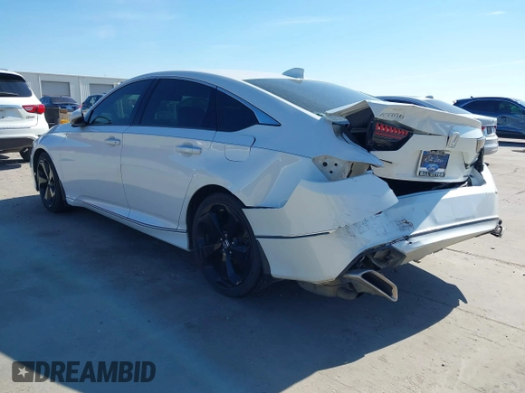 2018 Honda Accord Touring z VIN 1HGCV1F96JA144076, wystawiony jako IAAI lot #41561688 z przebiegiem 125 539 mil mil oraz . Historia ofert i sprzedaży dostępna na DreamBid. Obrazek 3.