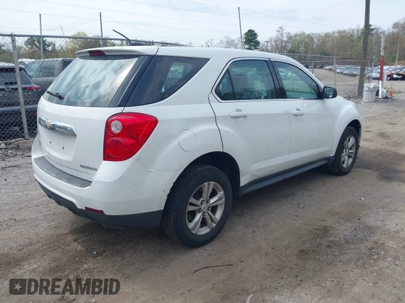 2015 Chevrolet Equinox LS with VIN 2GNALAEK7F1132883, listed as a IAAI auction lot 42126719 with 132,936 mi miles. Bid and sale history available at carsss.com. Image 4.