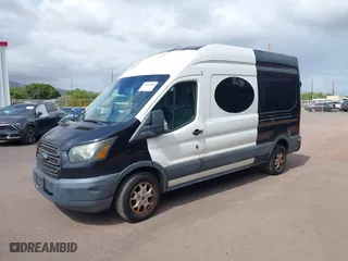 2015 Ford Transit Van with VIN 1FTYR2XM4FKB28350, listed as a IAAI auction lot 41989089 with 100,823 mi miles. Bid and sale history available at carsss.com. Image 17.
