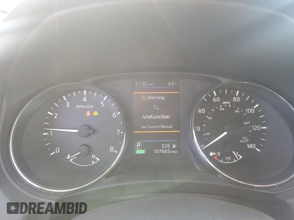 2019 Nissan Rogue SV with VIN 5N1AT2MV9KC816800, listed as a Copart auction lot 49165225 with 107,665 mi miles and Salvage Title. Bid and sale history available at carsss.com. Image 9.