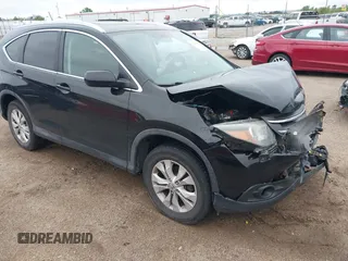 2013 Honda CR-V EX-L z VIN 2HKRM4H74DH674259, wystawiony jako IAAI lot #42299862 z przebiegiem 136 731 mil mil oraz . Historia ofert i sprzedaży dostępna na DreamBid. Obrazek 1.