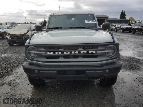 2023 Ford Bronco with VIN 1FMDE5BH3PLA89022, listed as a Copart auction lot 78643144 with 33,095 mi miles and Salvage Title. Bid and sale history available at DreamBid. Image 5.