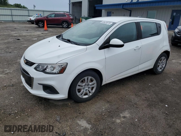 2017 Chevrolet Sonic LT with VIN 1G1JG6SH2H4158780, listed as a Copart auction lot 58420075 with 133,590 mi miles and Clean title. Bid and sale history available at DreamBid. Image 1.