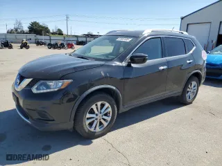 2016 Nissan Rogue SV with VIN KNMAT2MV2GP698500, listed as a Copart auction lot 53832495 with 325,018 mi miles and Clean Title. Bid and sale history available at carsss.com. Image 1.