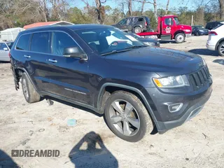 2014 Jeep Grand Cherokee Limited with VIN 1C4RJEBT5EC189033, listed as a IAAI auction lot 41156781 with 126,367 mi miles and . Bid and sale history available at DreamBid. Image 1.