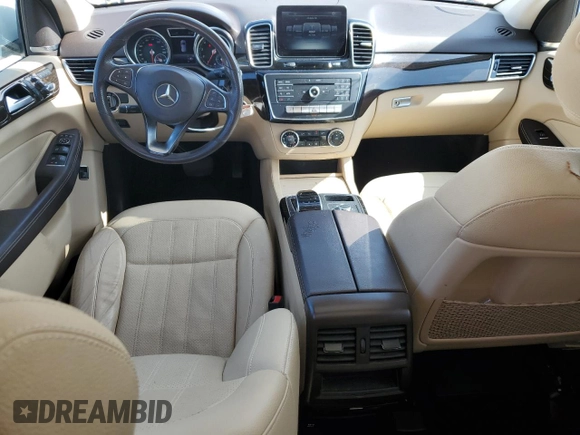 2017 Mercedes-Benz GLE 350 with VIN 4JGDA5JB2HA944055, listed as a Copart auction lot 58265225 with 67,771 mi miles and Salvage title. Bid and sale history available at DreamBid. Image 8.