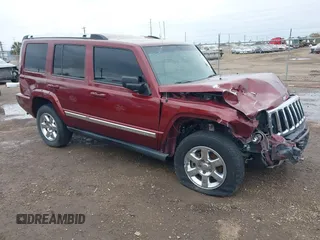 2008 Jeep Commander Limited with VIN 1J8HH58238C110087, listed as a IAAI auction lot 41401298 with 333,799 mi miles and . Bid and sale history available at DreamBid. Image 1.